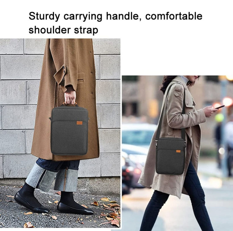 Vertical Laptop Bag Handheld Shoulder Crossbody Bag, Size: 13 Inch(Blue)