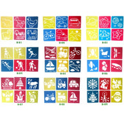 Children DIY Drawing Stencil Colorful Hollow Copy Board(H-01)