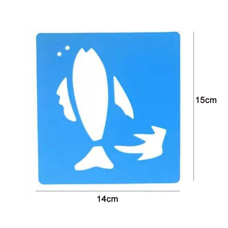 Children DIY Drawing Stencil Colorful Hollow Copy Board(H-01)