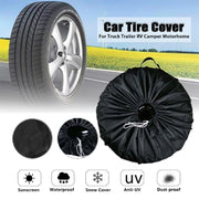 4PCS/Set L Water-resistant and Dustproof Car Spare Tire Cover Tire Protector