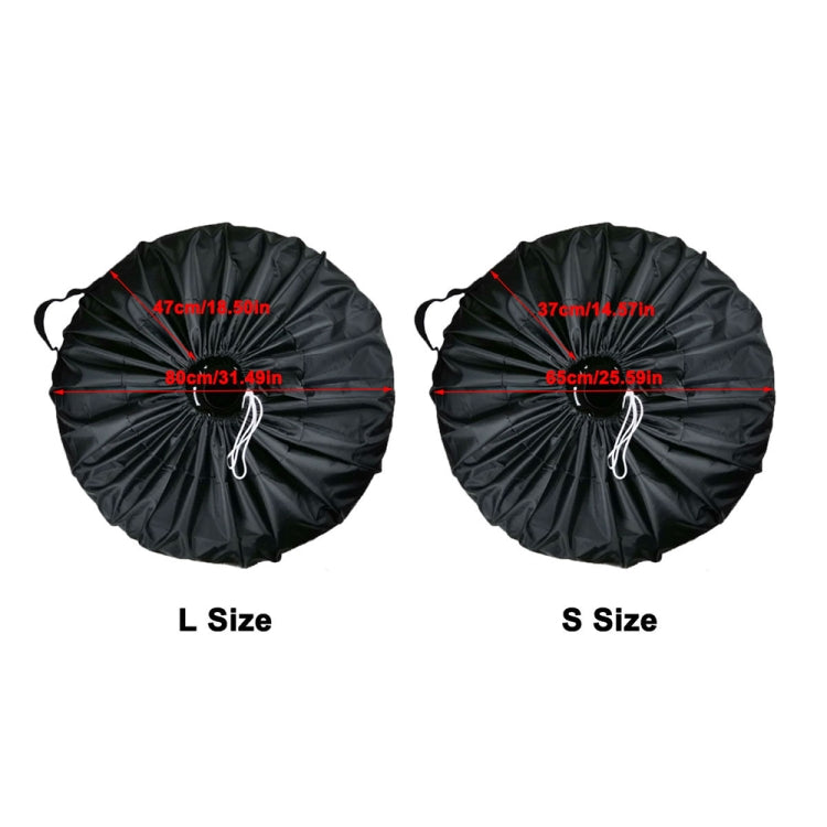 4PCS/Set L Water-resistant and Dustproof Car Spare Tire Cover Tire Protector