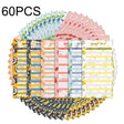 60 Sheets Cash Budget Card Loose-leaf Bookkeeping Replacement Core(Fruits) - free shipping - PMC TechLife - Order now!