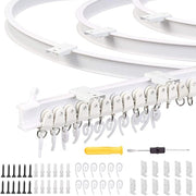 Model Steel Rail Bending Curtain Rail Flexible Guide Set, Size: 3m