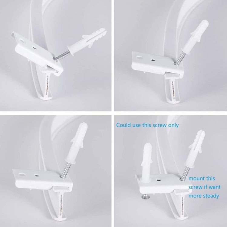 Model Steel Rail Bending Curtain Rail Flexible Guide Set, Size: 3m