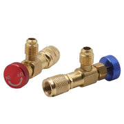 Air Conditioner Fluoridation Safety Valve Refrigerant Filling Connector(Side R22 Bottom R410)