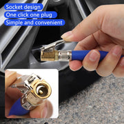 2 PCS Bicycle Car Tire Rubber Tube Pump Nozzle, Specification: 12.5mm Black