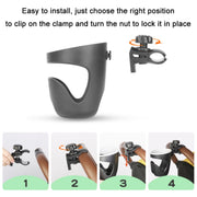 Baby Strollers Universal Multifunctional Bottle Cup Holder(Black)