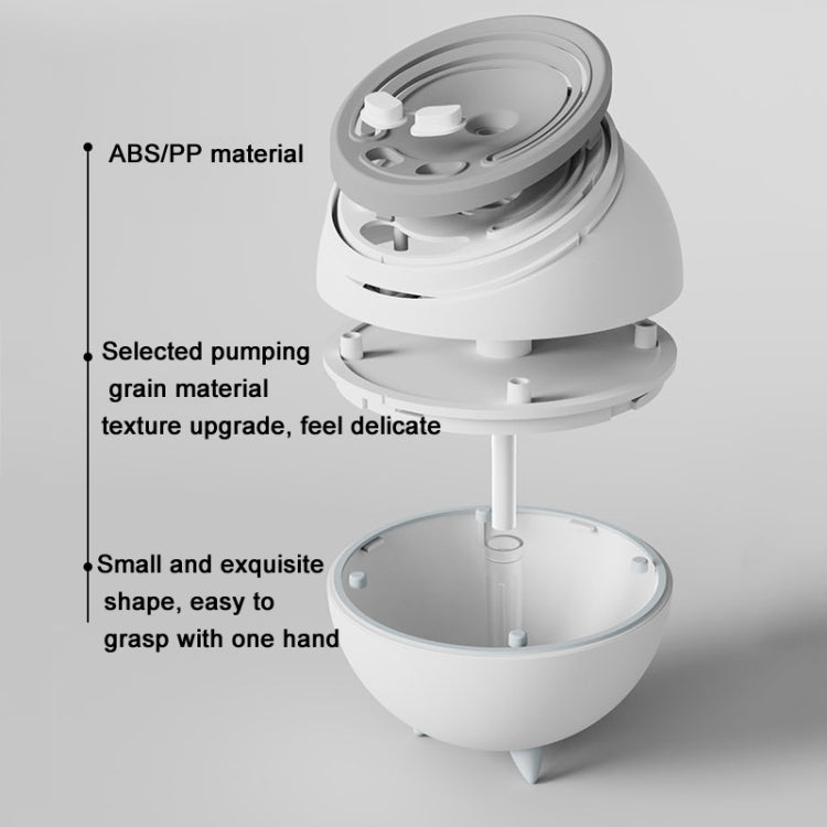 X-H05 250 ml Water Tank Small Humidifier USB Plug-in Sprayers With Night Light(White)