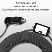 Car Powerful Fixing Clip Cooling High Wind Power Electric Fan, Specification: 10 inch Black 12V