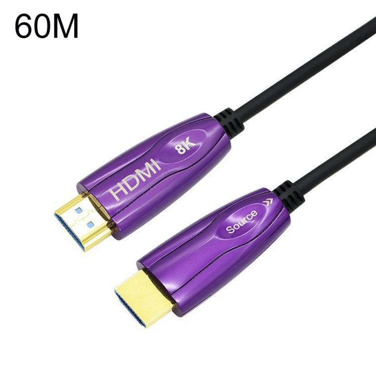 HDMI 2.1 8K 60HZ HD Active Optical Cable Computer Screen Conversion Line, Cable Length: 60m