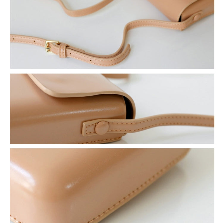 Fashion Versatile Vertical Models Single Shoulder Crossbody Mobile Phone Bag, Color: Brown