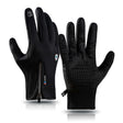 A045 Cycling Gloves Touch Screen Windproof Waterproof Sport Keep Warm Gloves, Size: L(Black) - Cycling Gloves by PMC TechLife | Online Shopping South Africa | PMC TechLife