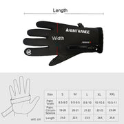 HUNTRANGE A022 Outdoor Water-resistant Touch Screen Riding Keep Warm Gloves, Size: M(Gray)