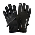 HUNTRANGE A022 Outdoor Waterproof Touch Screen Riding Keep Warm Gloves, Size: L(Black) - Cycling Gloves by HUNTRANGE | Online Shopping South Africa | PMC TechLife | Buy Now Pay Later Mobicred