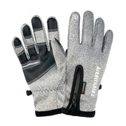 HUNTRANGE A022 Outdoor Water-resistant Touch Screen Riding Keep Warm Gloves, Size: L(Gray)