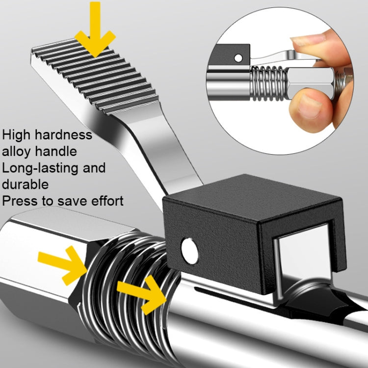 PC002 Lock Clamp Type High Pressure Grease Nozzle, Style: Butter Mouth
