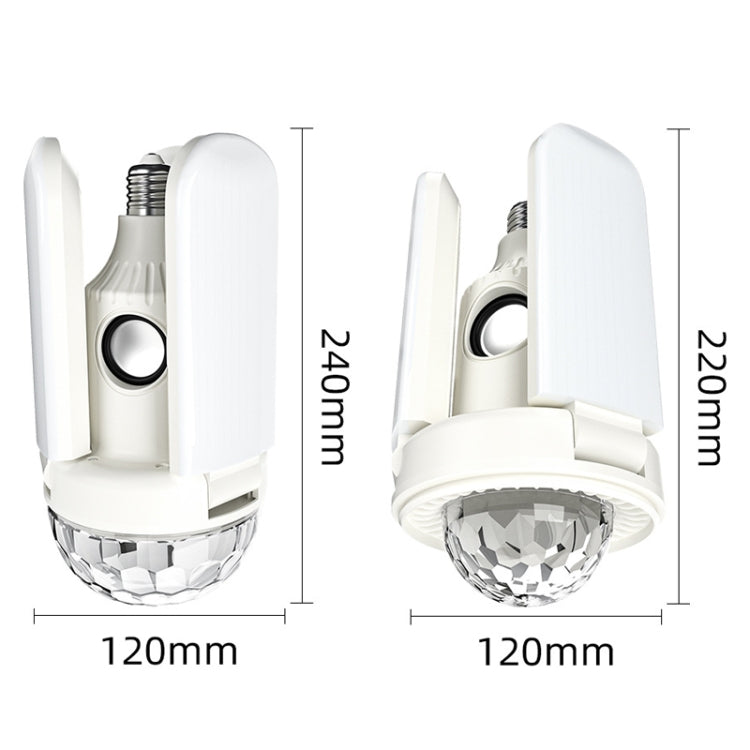 ZSCPH-001 40W Multifunctional Bluetooth RGB Colorful Three-Leaf Music Atmosphere Light, Size: S (Star)