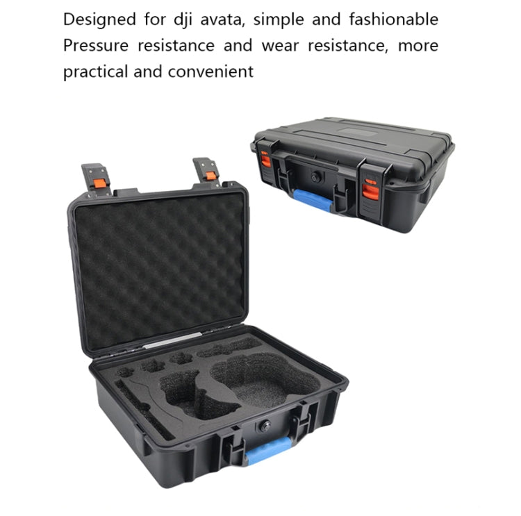 For DJI Avata Drone Explosion-proof Box Shockproof And Water-resistant Bag(Black)