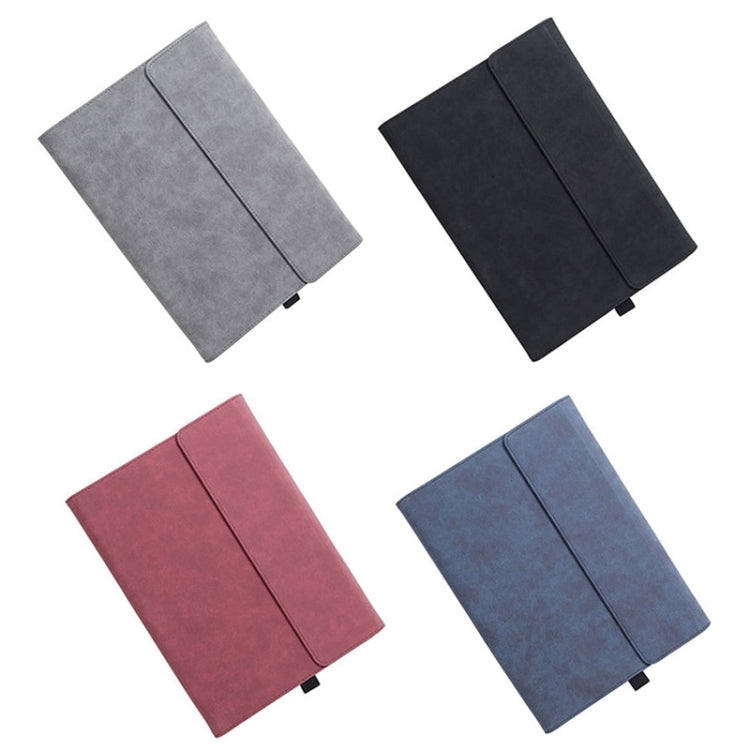 For Microsoft Surface Pro 9 Tablet Protective Case Holder(South African Sheepskin Red Case)