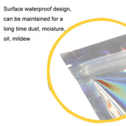 100PCS Laser Self-sealing Packaging Bag Data Line Aluminum Foil Plastic Bag , Size: 13x25cm