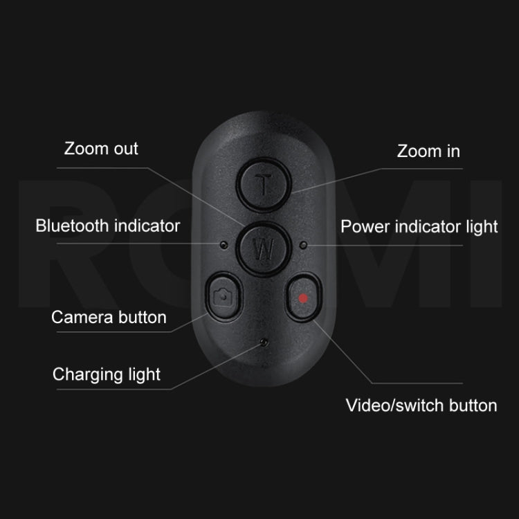 PGYTECH Camera Mobile Phone Desktop Pan Tilt Handheld Tripod, Specification: Remote Control Set