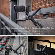 PGYTECH Camera Mobile Phone Desktop Pan Tilt Handheld Tripod, Specification: Remote Control Set