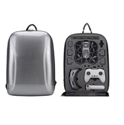 For DJI AVATA  Storage Bag Hard Shell Water-resistant Shoulder Bag Backpack(Metal Gray)