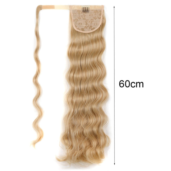 MST08 Adhesive Tie-On Wigs Ponytail Fluffy Long Curly Wigs High-Ponytail(8)