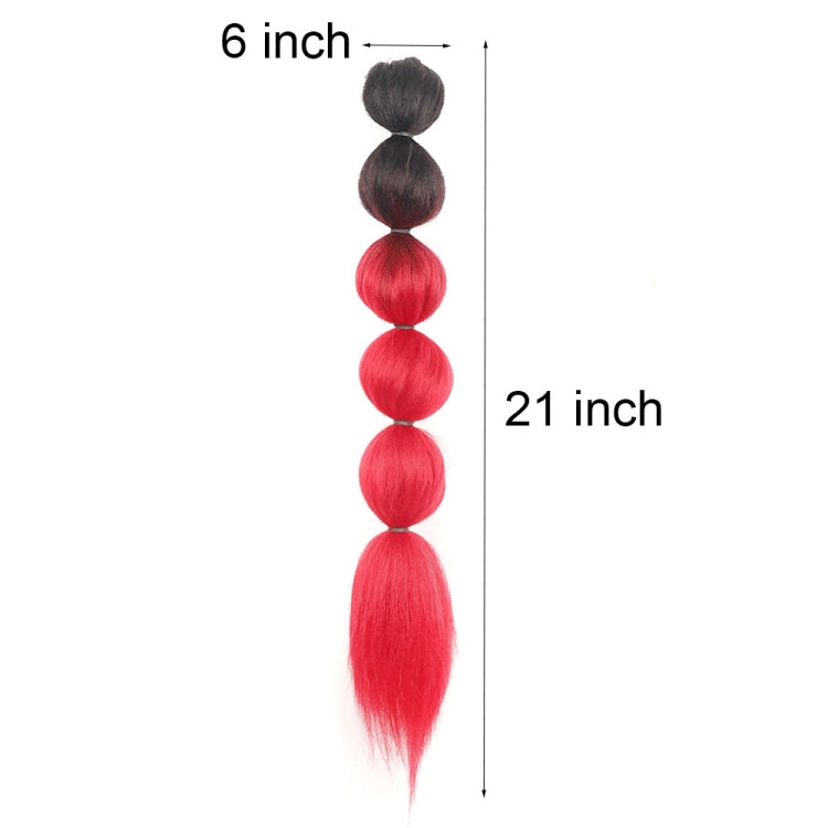 DLMW01 Bubble Shape Shaggy Wig Ponytail Drawstring Long Ponytail Wigs, Spec: 2