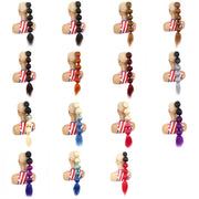 DLMW01 Bubble Shape Shaggy Wig Ponytail Drawstring Long Ponytail Wigs, Spec: BT0906