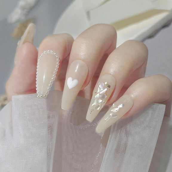 Nail Art Decoration Seashell Fragment Nail Decoration, Style: 05 White