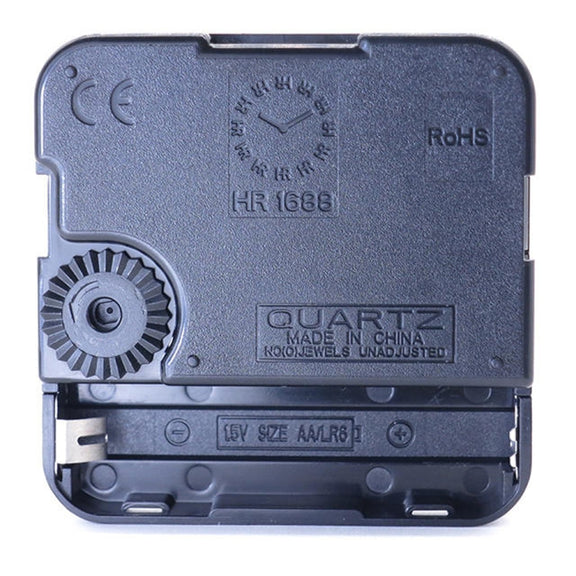 2 PCS HR1688 Quartz Clock Mechanism Movement,Spec:  22.5mm/ 14.5mm