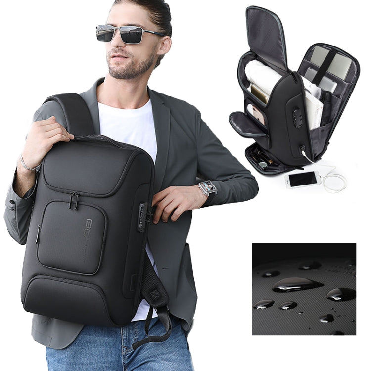 BANGE  BG-7216plus Antitheft Water-resistant Travel Men Backpack 15.6 Inch Laptop Bag(Grey)