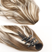 P96 Clip-On Wig Long Ponytail Water Ripple Long Curly Wig(22)