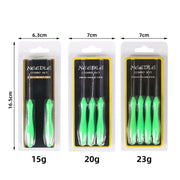 4 PCS / Set Carp Fishing Hook Needle Fishing Bead Bait Hook Needle