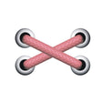 10pcs Shoelace Car Sticker Body Cover Up Scratch Patch Sticker(Pink Cross) - Decorative Sticker by PMC TechLife | Online Shopping South Africa | PMC TechLife | Buy Now Pay Later Mobicred