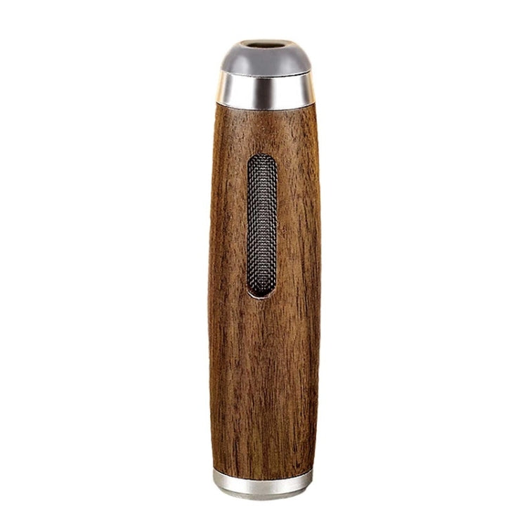 Car Smoking Multifunctional Anti-Flying Ashtray(Beechwood Dark Walnut)