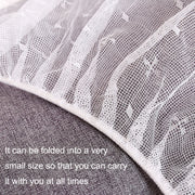Full Cover Folding Mosquito Net Plus Encrypted Stroller Mosquito Net(White)