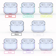 For AirPodS Pro RJT-AP-03 Bluetooth Earphone Transparent Soft Case TPU Protection Cover(White)