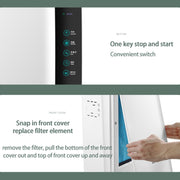 Nobico J001Plus Household Air Purifier, Style: WiFi(US Plug)