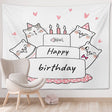 Happy Birthday Photo Backdrop Party Decoration Tapestry, Size: 230x180cm(GT56-2) - free shipping - PMC TechLife - Order now!