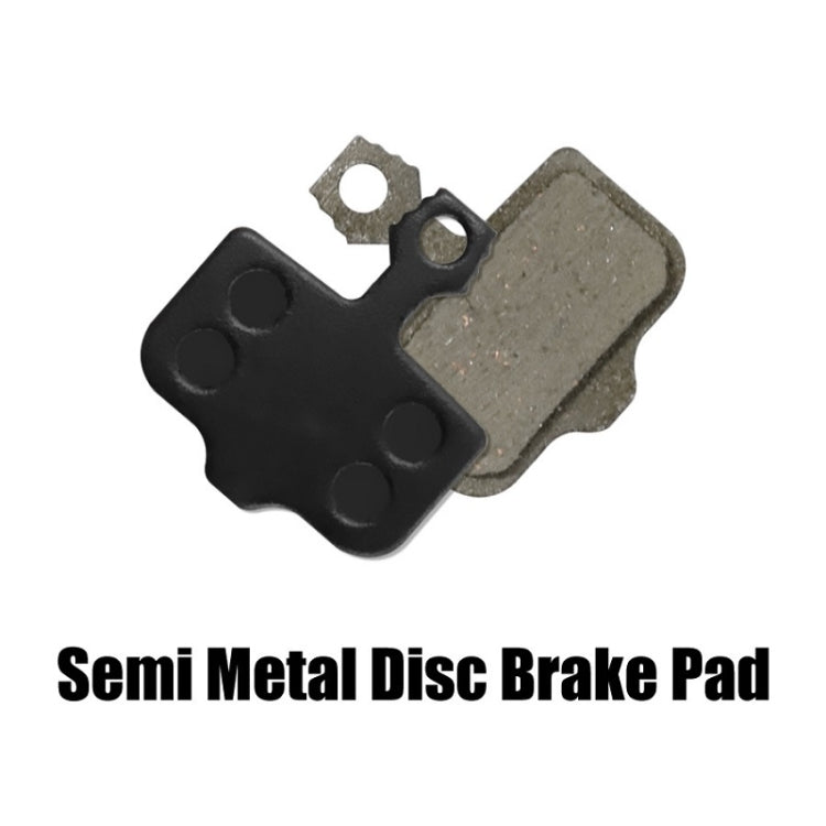 Mountain Bike Resin Semi-Metal Brake Pads(Gold)