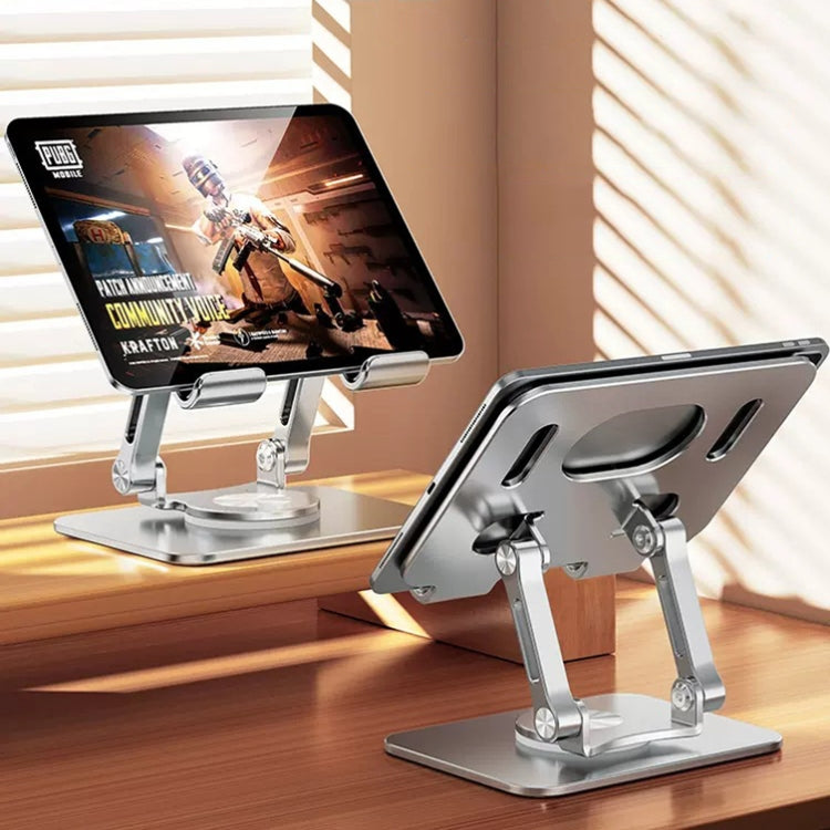 SP-026 360-degree Rotating Universal Desktop Tablet Folding Bracket(Gray)