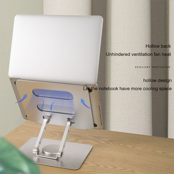 Multifunctional Desktop Foldable Rotating Laptop Cooling Bracket, Spec: SP-086 (Silver)