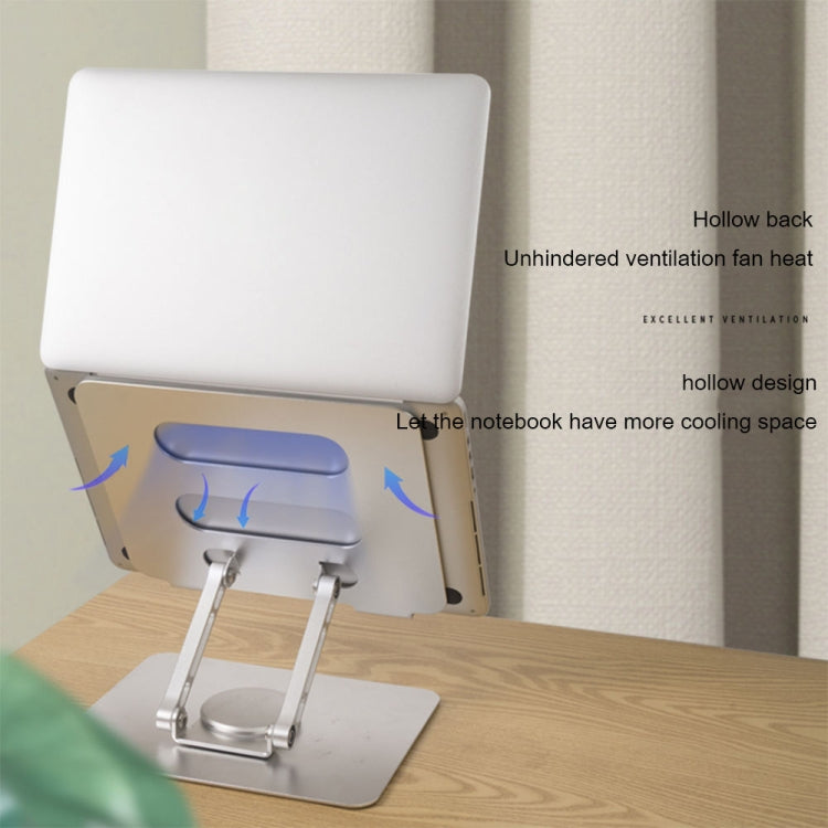 Multifunctional Desktop Foldable Rotating Laptop Cooling Bracket, Spec: SP-086 (Gray)