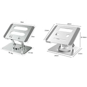 Multifunctional Desktop Foldable Rotating Laptop Cooling Bracket, Spec: SP-88 (Silver)