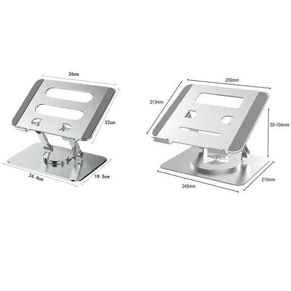 Multifunctional Desktop Foldable Rotating Laptop Cooling Bracket, Spec: SP-88 (Silver)