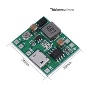 3.7V 18650 Single Cell Lithium Battery Adjustable Boost Voltage Converter Module With Charging Circuit