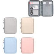 Baona BN-Q015 Leather Water-resistant Shock Absorbing Handheld Tablet Bag, Size: 10.9 inches(Apricot)