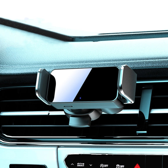 Car Air Outlet Smart Navigation Electric Mobile Phone Holder, Color: 661 Clamping